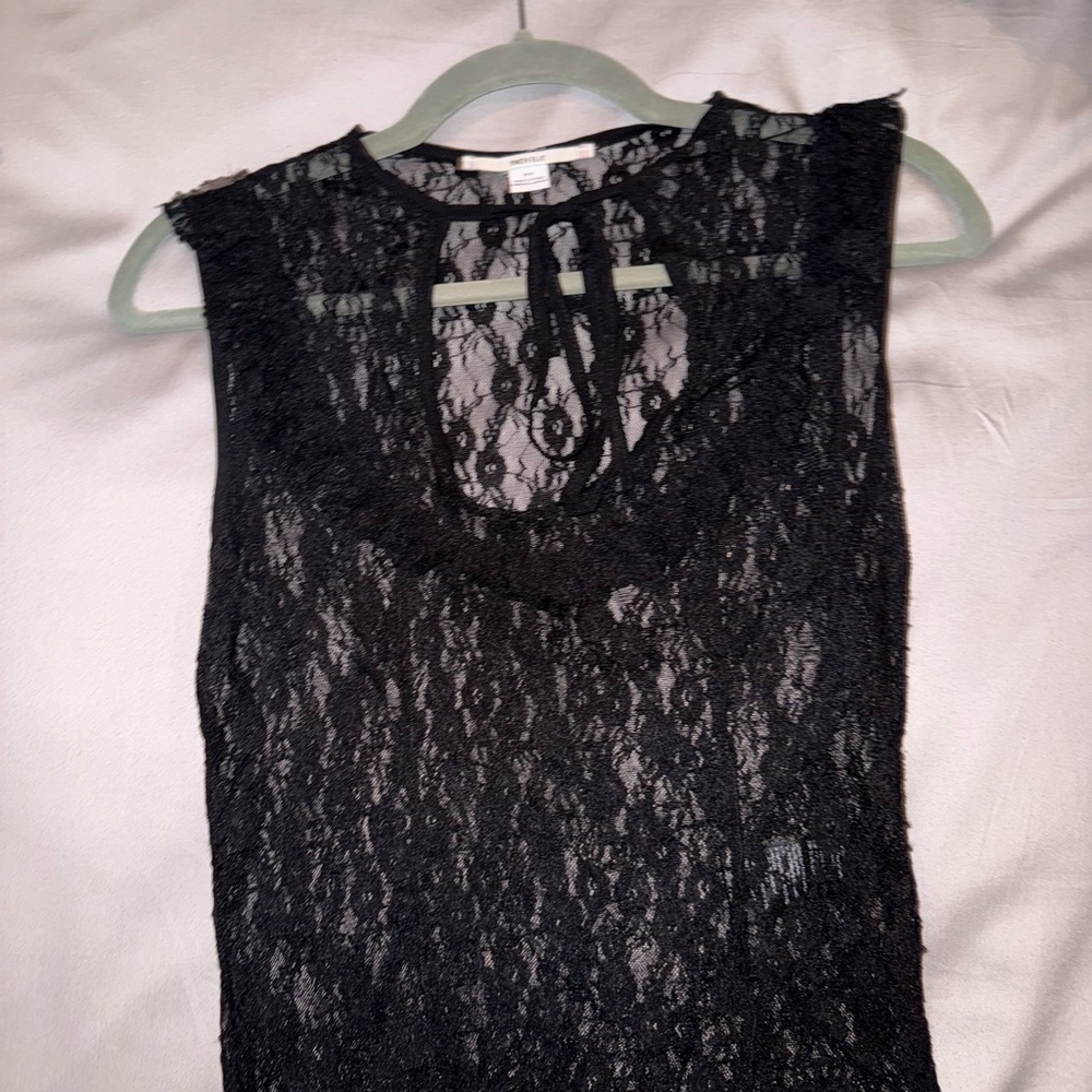 Urban Outfitters Kimchi Blue black lace top